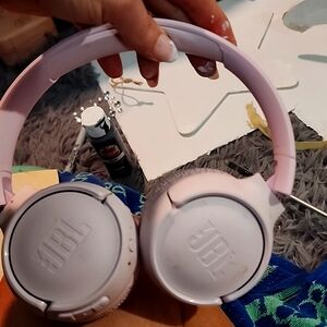 JBL ear muff headphones.